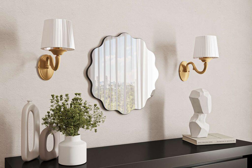 Hanah Home Mirror Beliya, crna