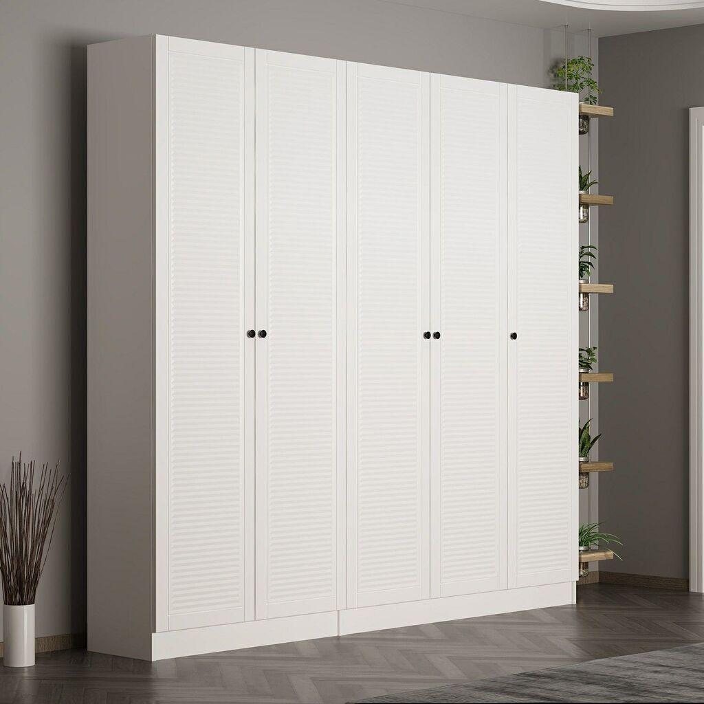 Hanah Home Ormar Noah-8460, 225x210x35 cm, Bijeli