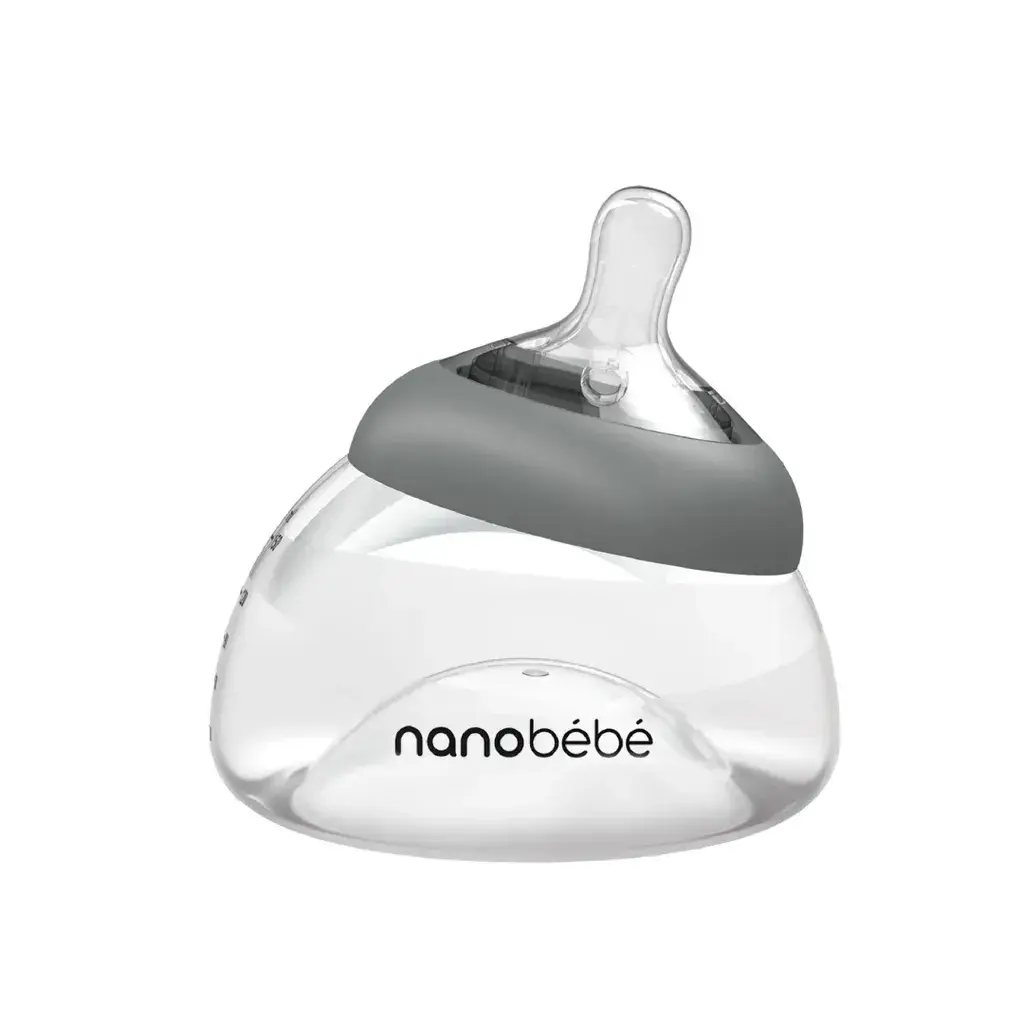 Nanobebe Bočica za majčino mlijeko GEN2, Siva