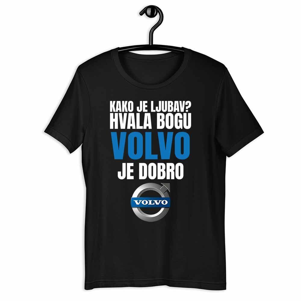 Goatees Muška majica Kako je ljubav? Hvala bogu Volvo je dobro, Crna