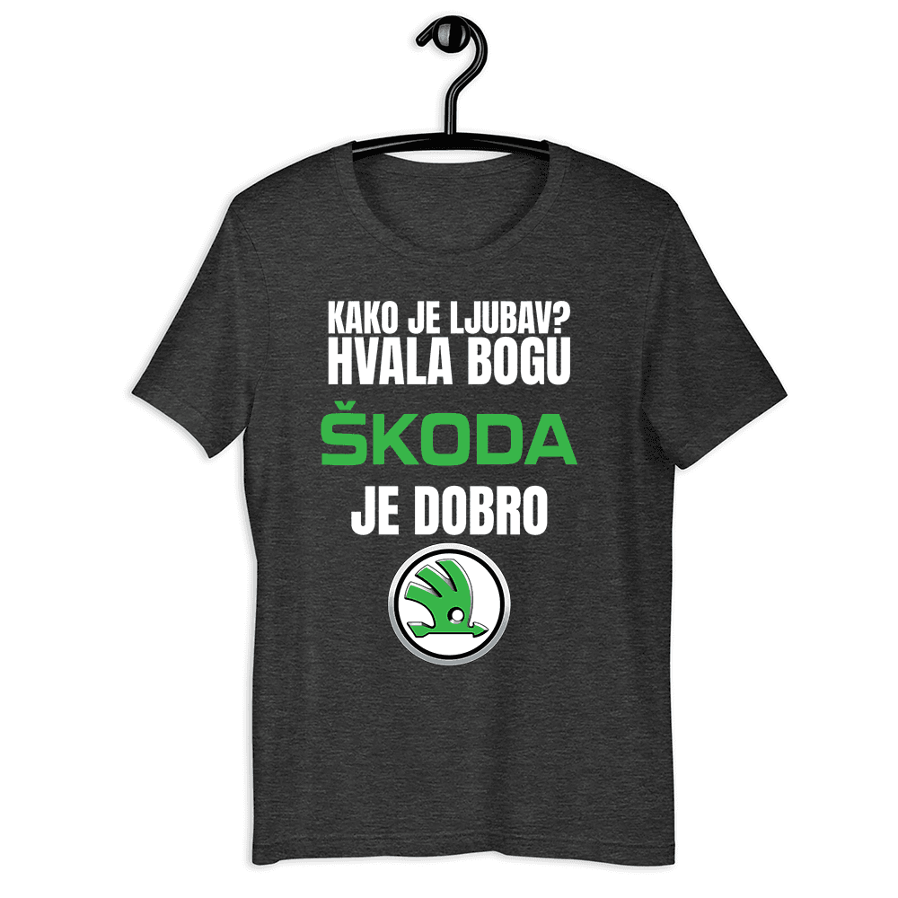Goatees Muška majica Kako je ljubav? Hvala bogu Škoda je dobro, Siva