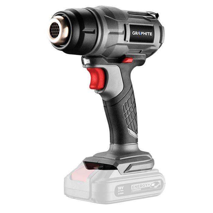 Graphite Akumulatorski fen za vrući zrak Energy+ 58G082, 18 V, Siva