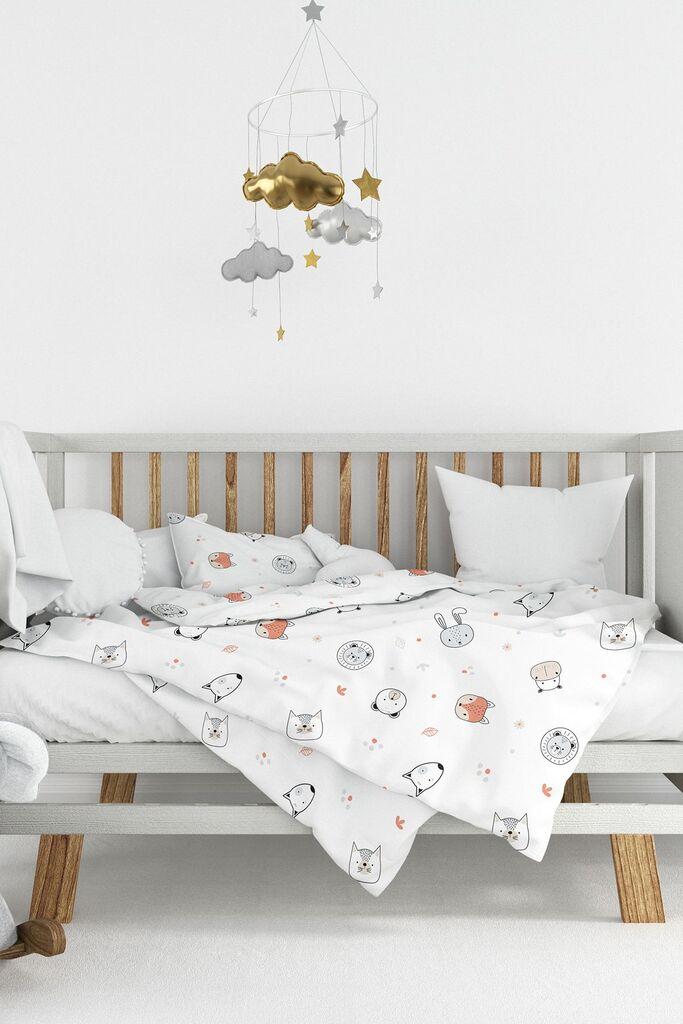 L'essentiel Maison Baby posteljina Safari, 100x150 cm, bijela