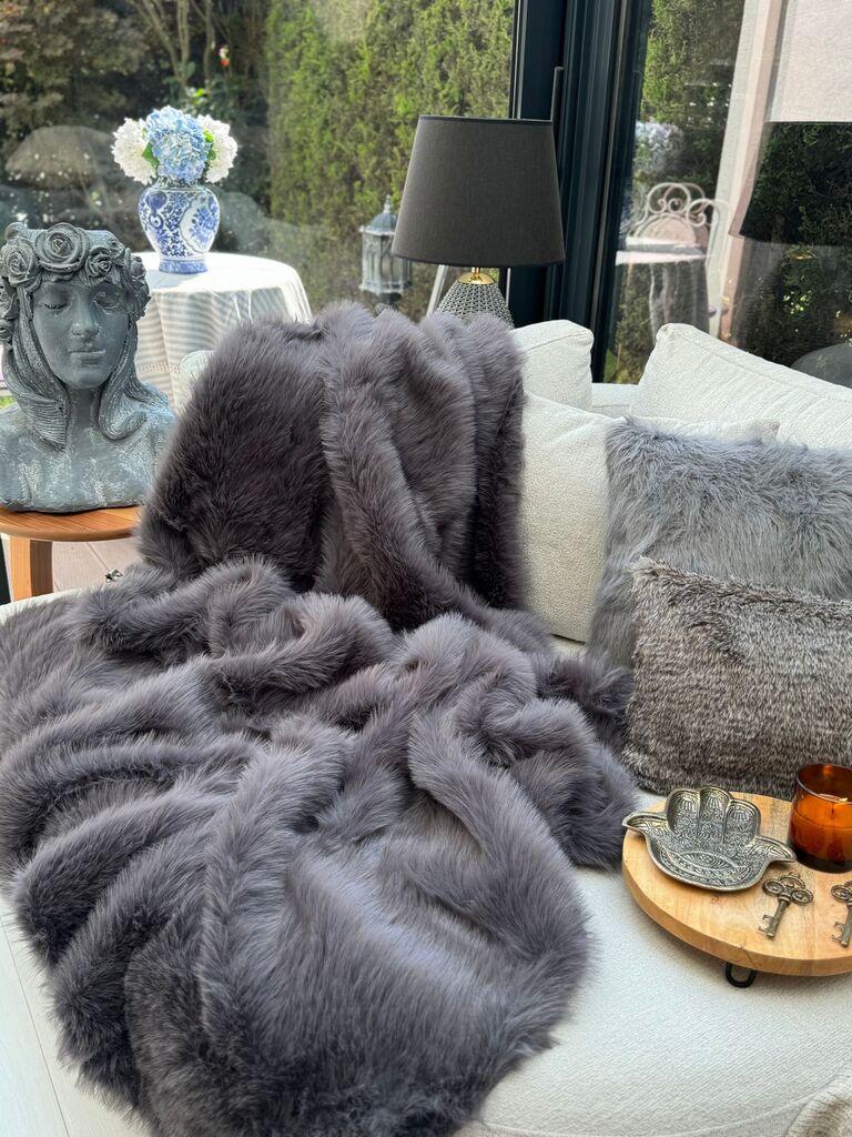 Aberto Design Navlaka za sofu Lolita, 200x70 cm, Antracit