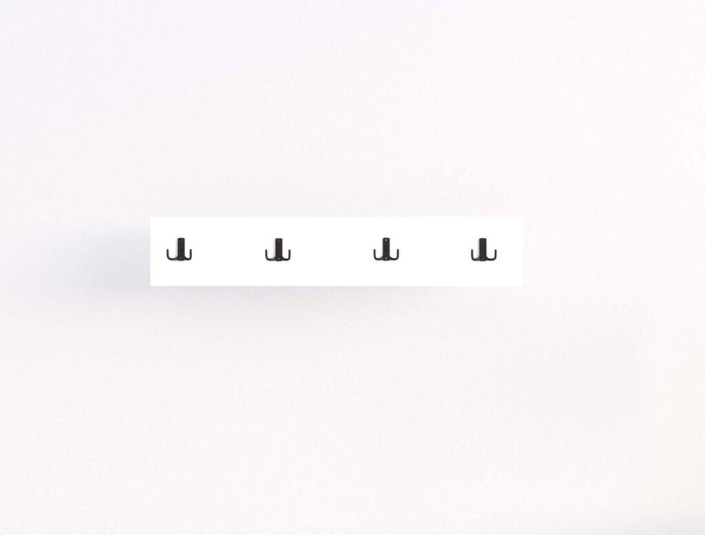 Hanah Home Zidna lampa Dortlu, 80x15x1,8 cm, Bijela