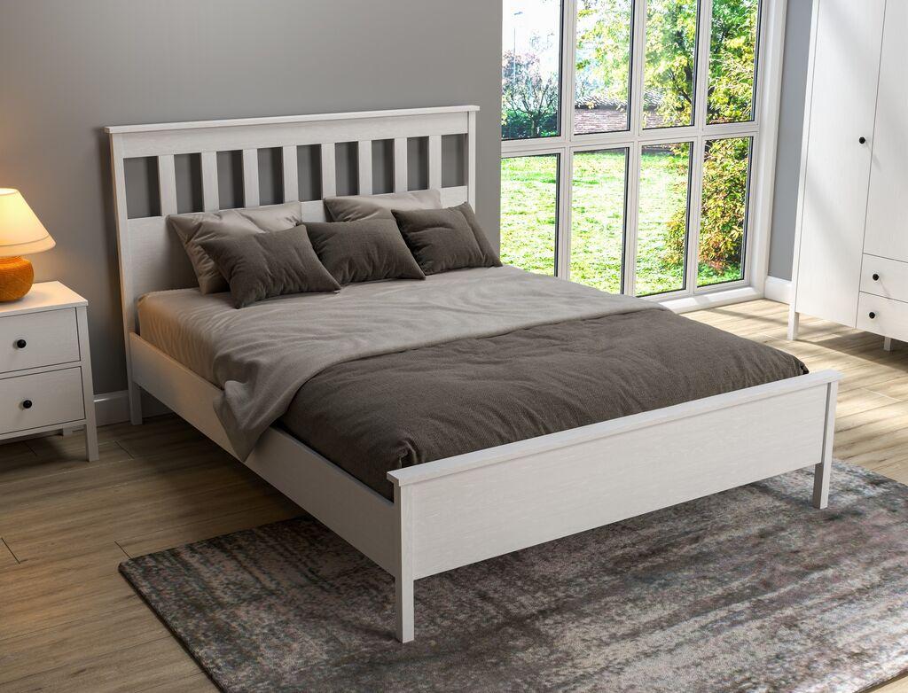 Hanah Home Francuski krevet FRN-20063, 205x95x168 cm, Bijeli