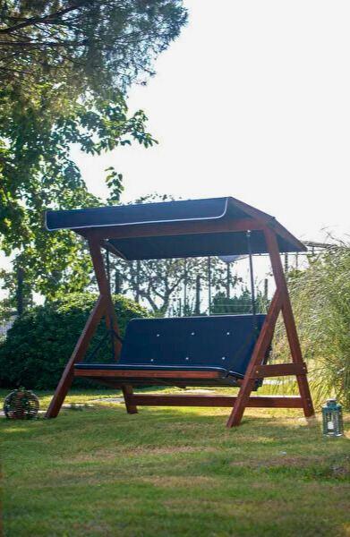 Hanah Home vrtna ljuljaška Roma 2002, 190x120x180 cm, Teget