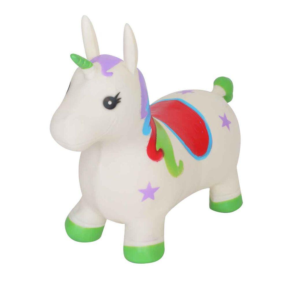 Igračka za skakanje Jednorog, bijela