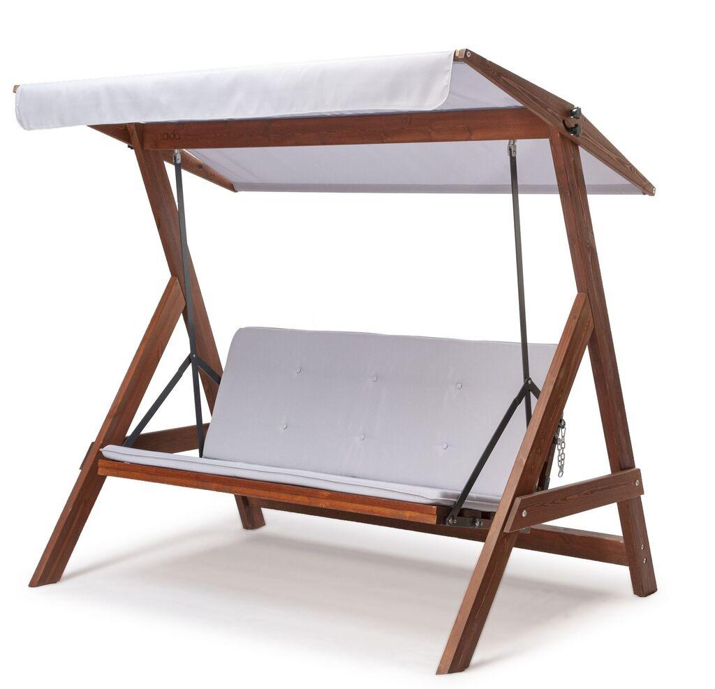 Hanah Home vrtna ljuljaška Roma 2001, 190x120x180 cm, Svijetlosiva