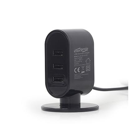 Gembird DC USB power station punjač, Crni