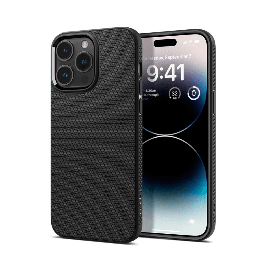 Spigen Zaštitna maska za iPhone15 Pro, Crna