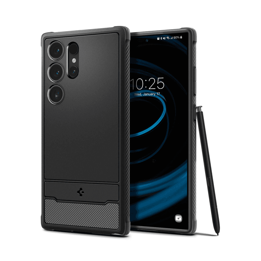 Spigen Zaštitna maska za Samsung Galaxy S24 Ultra, Crna