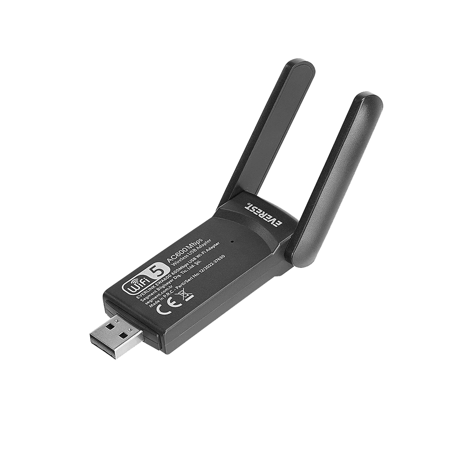 Everest USB WLAN adapter, Crni