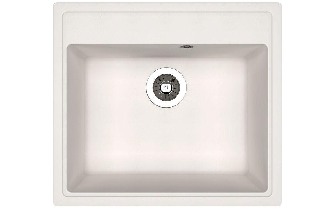 Valterra Granitna sudopera N570, 570 x 510 mm, Bijela