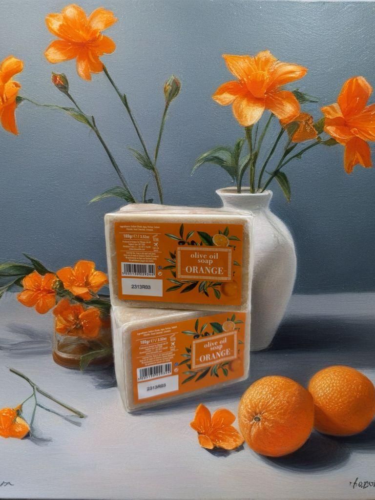 Minoan Life Sapun, Olive Oil Orange, 100gr