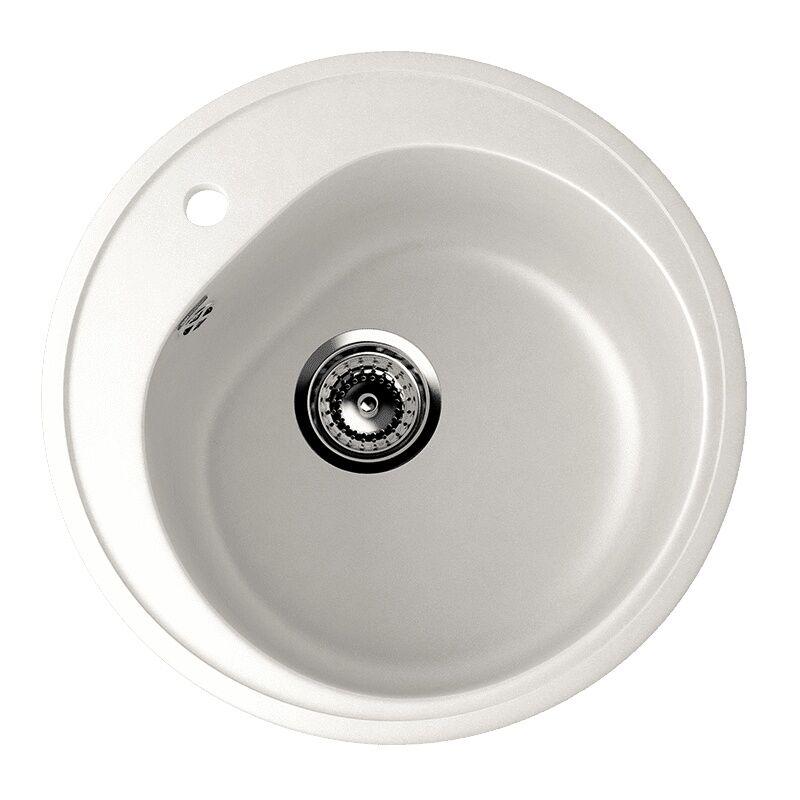 Valterra Granitna sudopera V101, 500 mm, Bijela