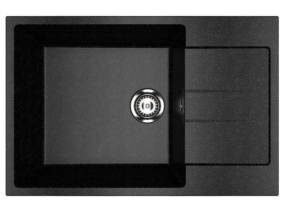 Valterra Granitna sudopera V602, 760 x 500 mm, Crna