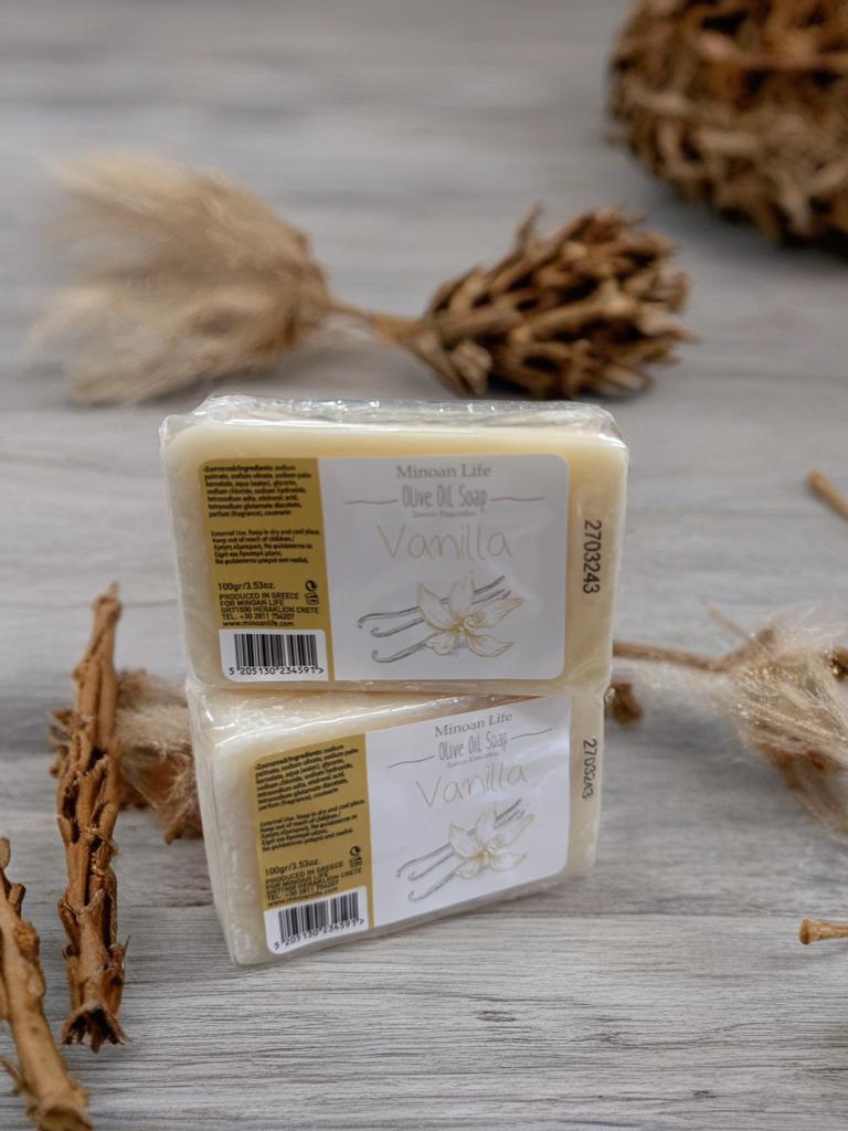 Minoan Life Sapun, Olive Oil Vanilla Art, 100gr