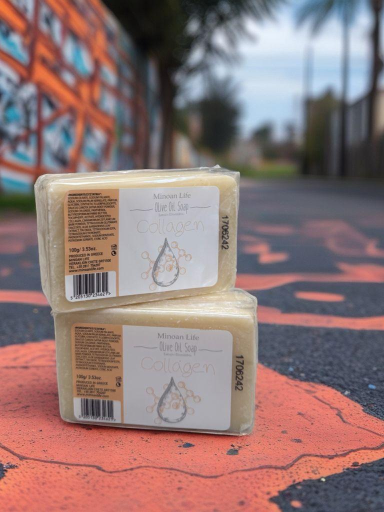 Minoan Life Sapun Olive Oil Collagen Art, 100gr