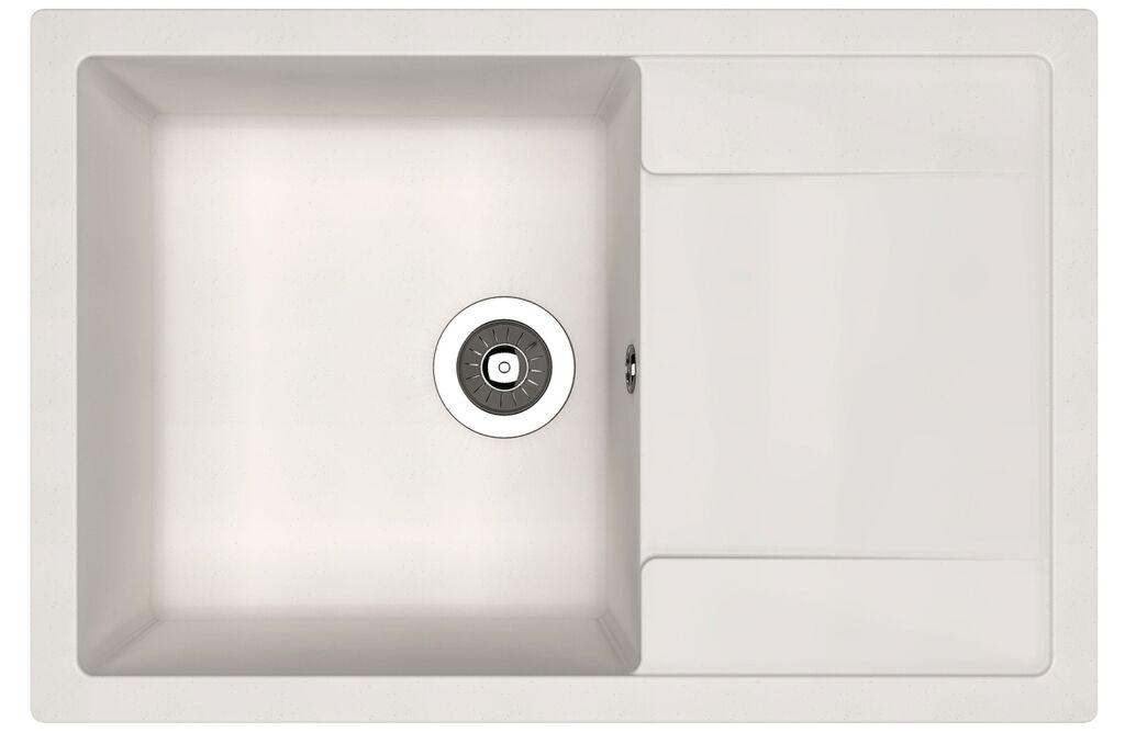 Florentina Granitna sudopera Techno 760, 760 x 510 mm, Bijela