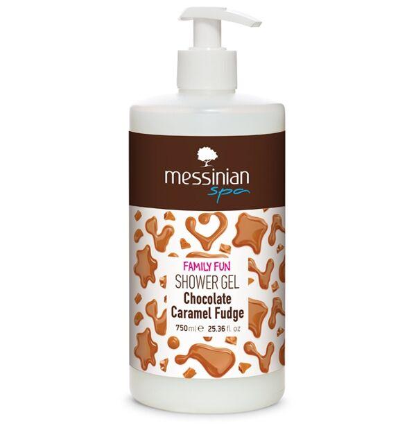 Messinian Gel za tuširanje Chocolate Caramel Fudge, 750ml