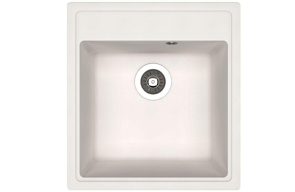 Valterra Granitna sudopera N470, 470 x 500 mm, Bijela