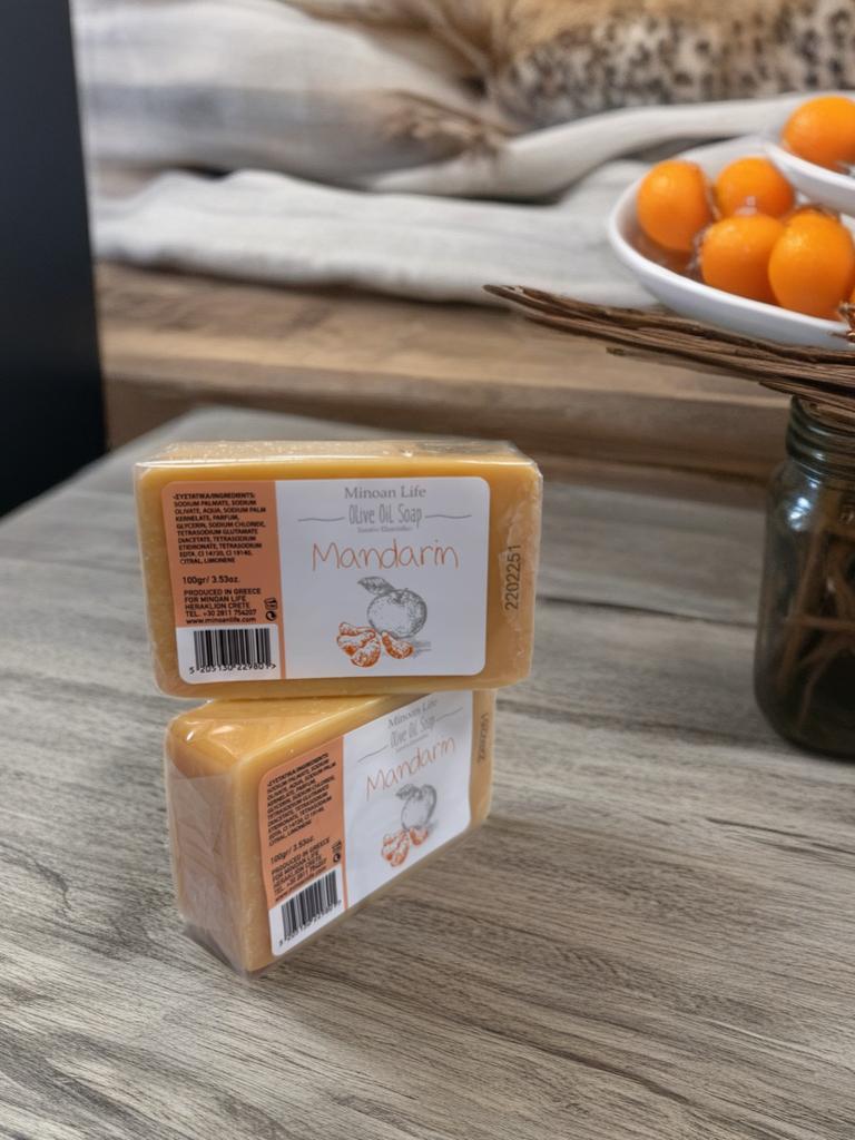 Minoan Life Sapun, Olive Oil Mandarin Art, 100gr