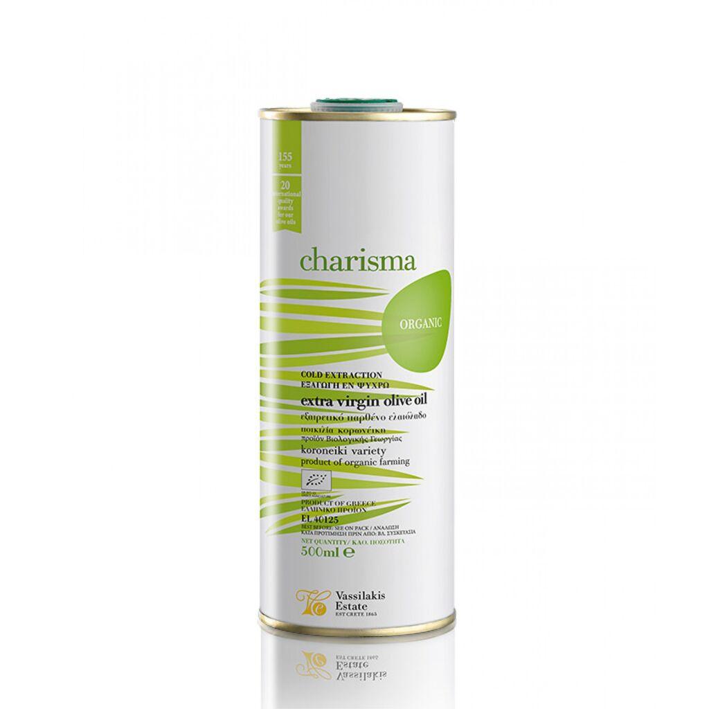 Charisma Organic Organsko djevičansko maslinovo ulje u limenci, 500ml