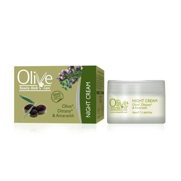 Minoan Life Noćna krema, Maslina, Diktam, Amarant, 50ml