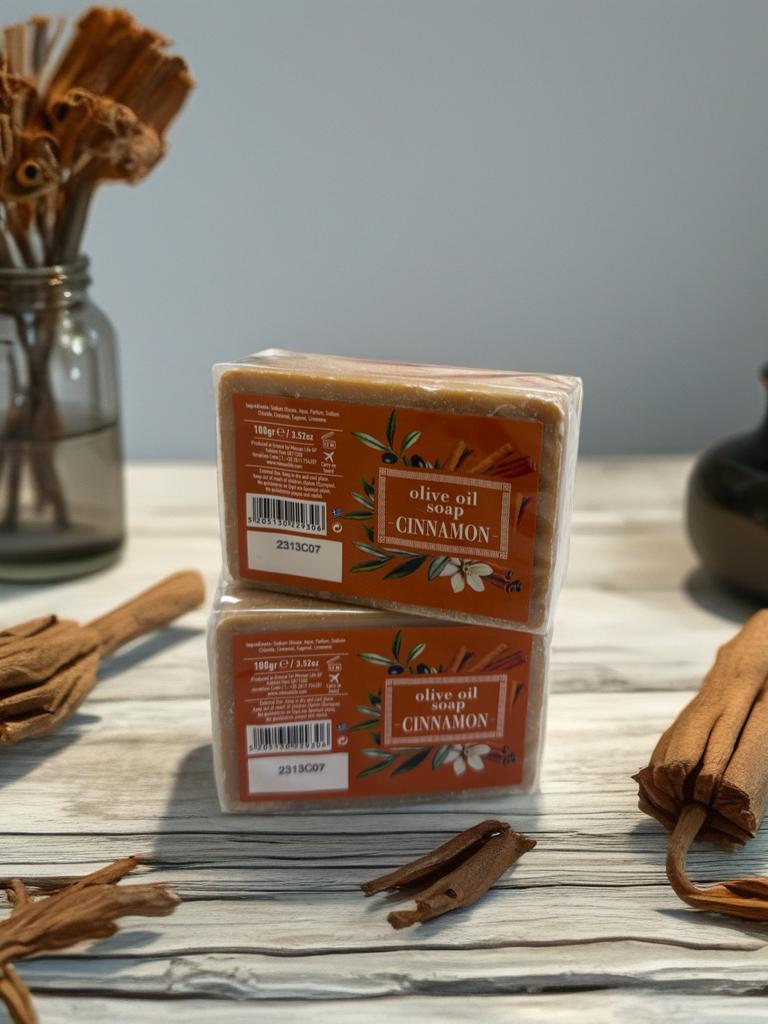 Minoan Life Sapun, Olive Oil Cinnamon, 100gr