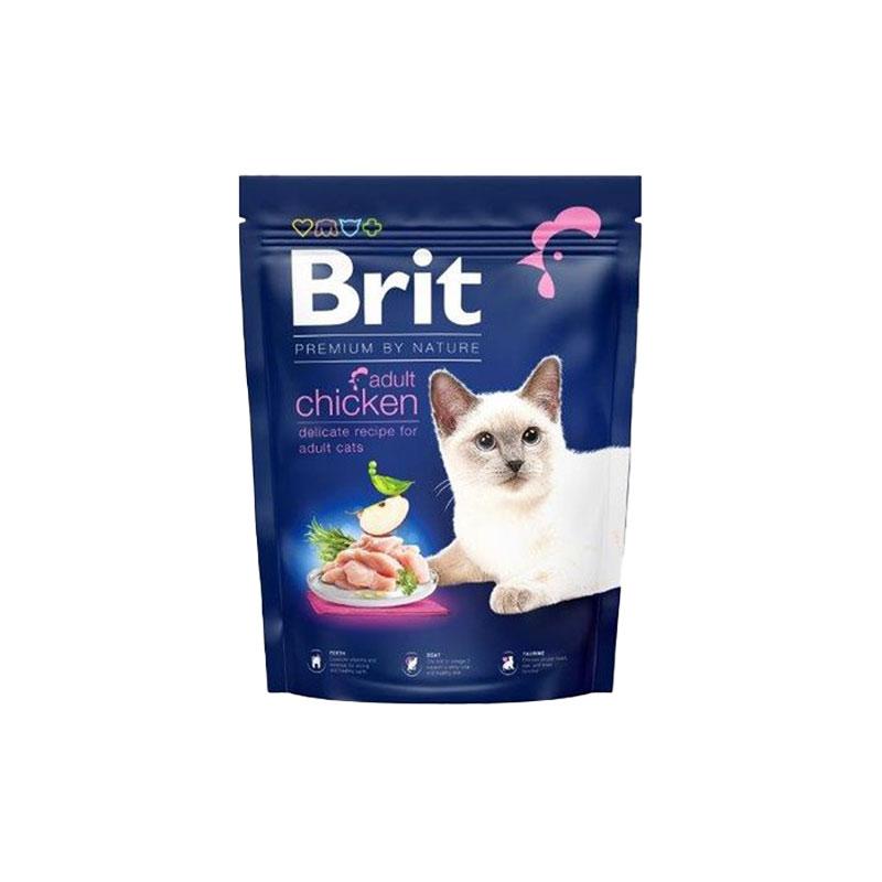 Brit Vlažna hrana za odrasle mačke Premium by nature, Piletina, 300 g