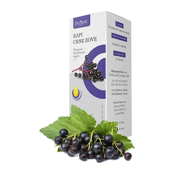 DR. PLANT Kapi od crne zove, 30ml