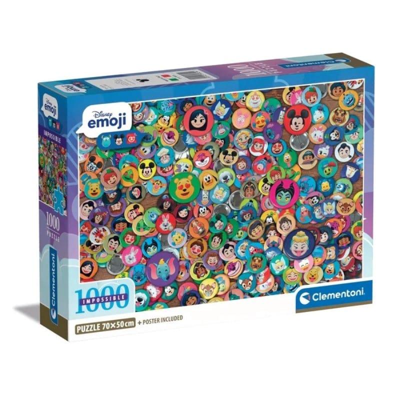 Clementoni Puzzle 1000 disney emoji CL39829