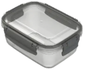 Click & lock box 0,8L, Siva