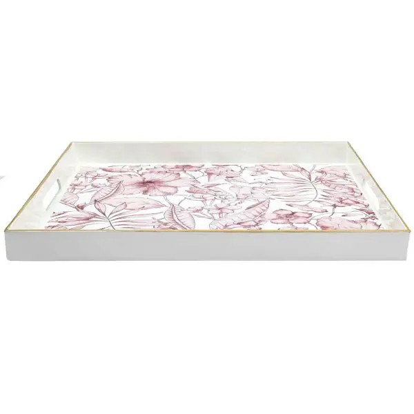Tognana Pravokutni poslužavnik Sv9vsr42907, 48x35 cm, Party Time, Bijeli