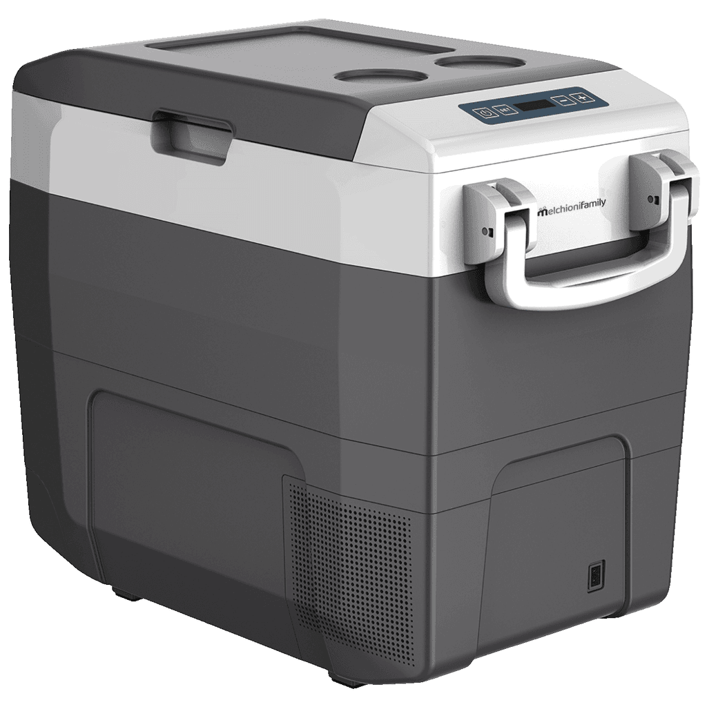 Melchioni family  Frižider GLACIALE 50, Prijenosni, 46 L, Do -18 °C, 12V/220V, Crno-Bijeli