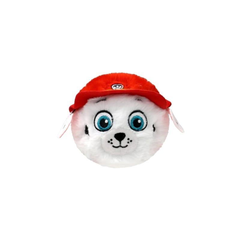 TY Plišana igračka  Loptica Paw Patrol Marshall 83018, 9 cm, Bijelo-crvena