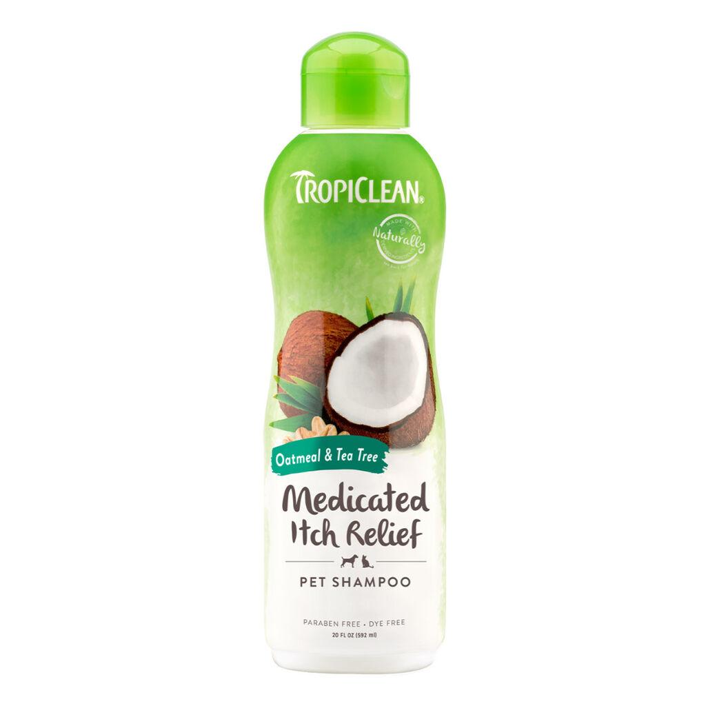 Tropiclean Medicinski šampon za pse i mačke Oatmeal & Tea Tree Itch Relief, 355 ml
