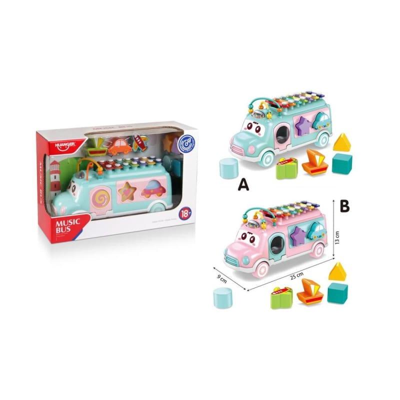 Master Igračka Autobus sa oblicima 069942, Šareni