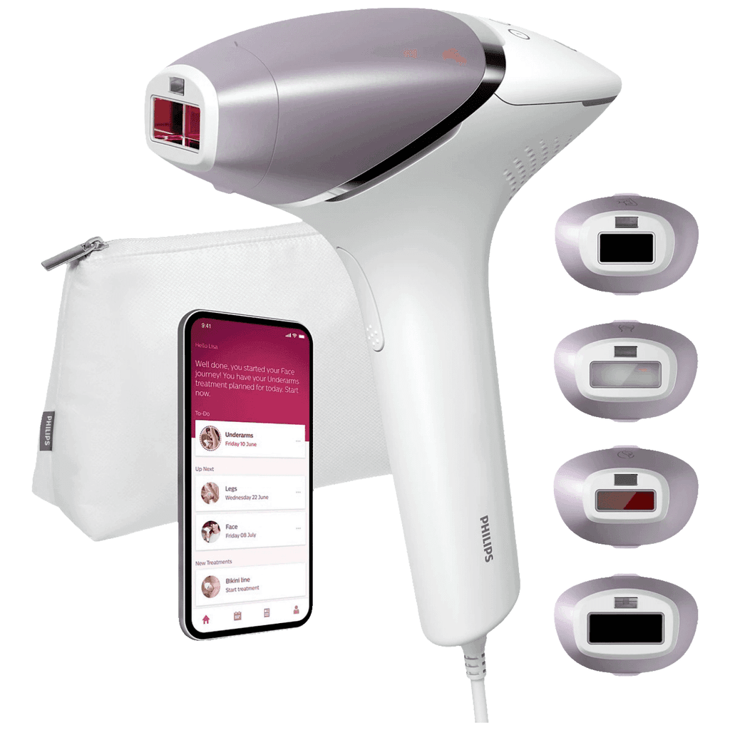 Philips IPL Aparat za uklanjanje dlačica Lumea 8000 Series BRI947/00, Bijelo-sivi