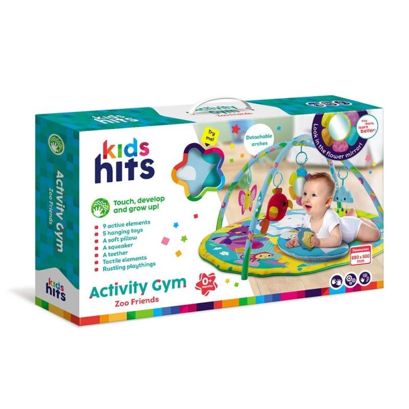 Kids Hits Podloga Aktiviti Gym Zoo Drugari, Šarena