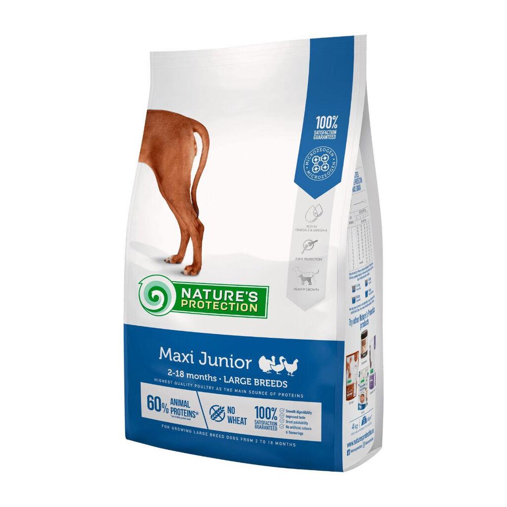 Nature's Protection Hrana za štenad Maxi Junior Piletina, Starosti 2-18 mjeseci, 4 kg
