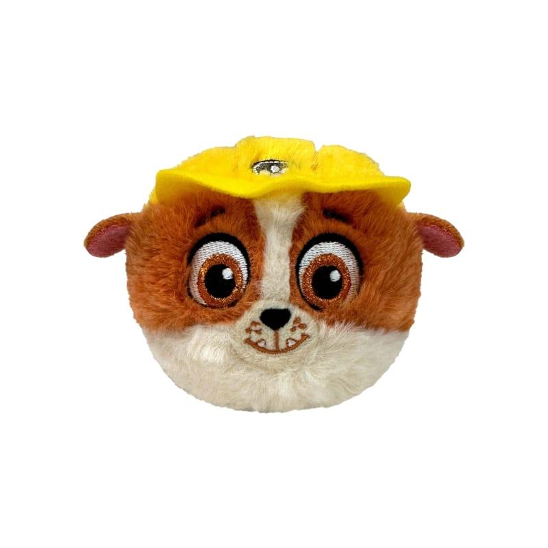 TY Plišana igračka  Loptica Paw Patrol Rubble 83020, 9 cm, Bijelo-bež