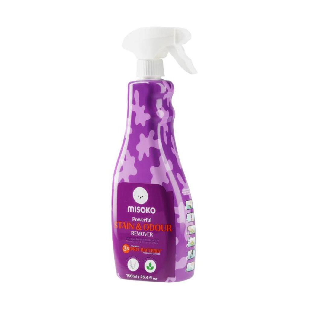 Misoko Sredstvo za uklanjanje mirisa i mrlja za pse, Miris lavande, 750 ml
