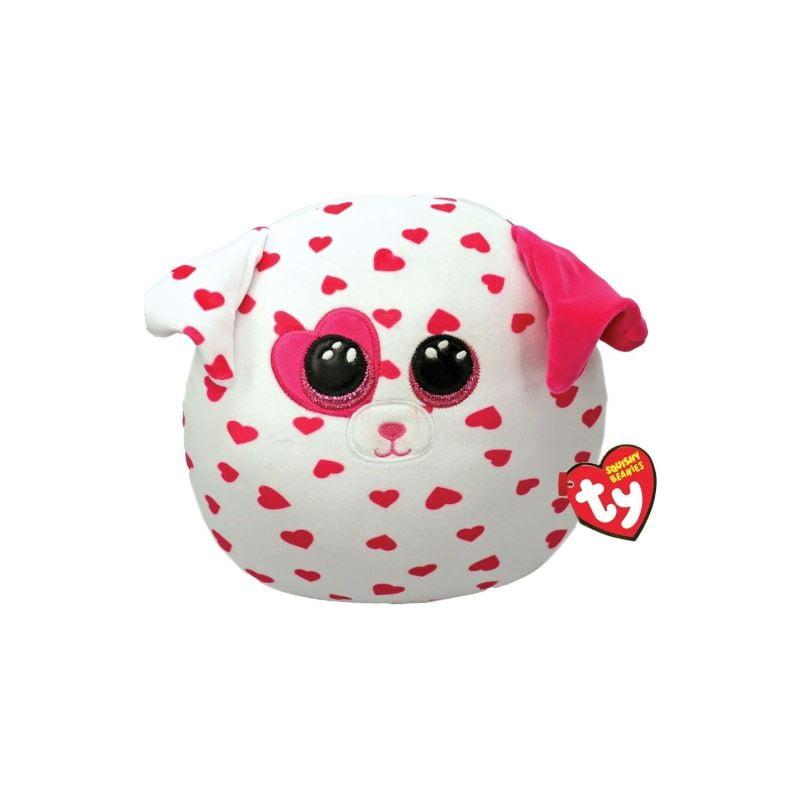 Ty Igračka Squishy Pas beau 22 cm, Bijelo-crveni 39270