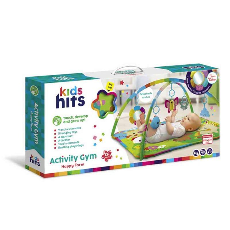 Kids Hits Podloga Aktiviti Gym Happy Farm, Šarena