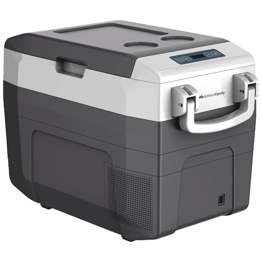 Melchioni Family Frižider GLACIALE 40, Prijenosni, 37 L, Do -18 °C, 12V/220V, Crno-Sivi