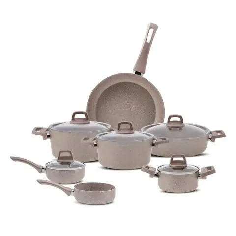 Karaca Set šerpi Biogranit, 12 komada,  Rose Gold