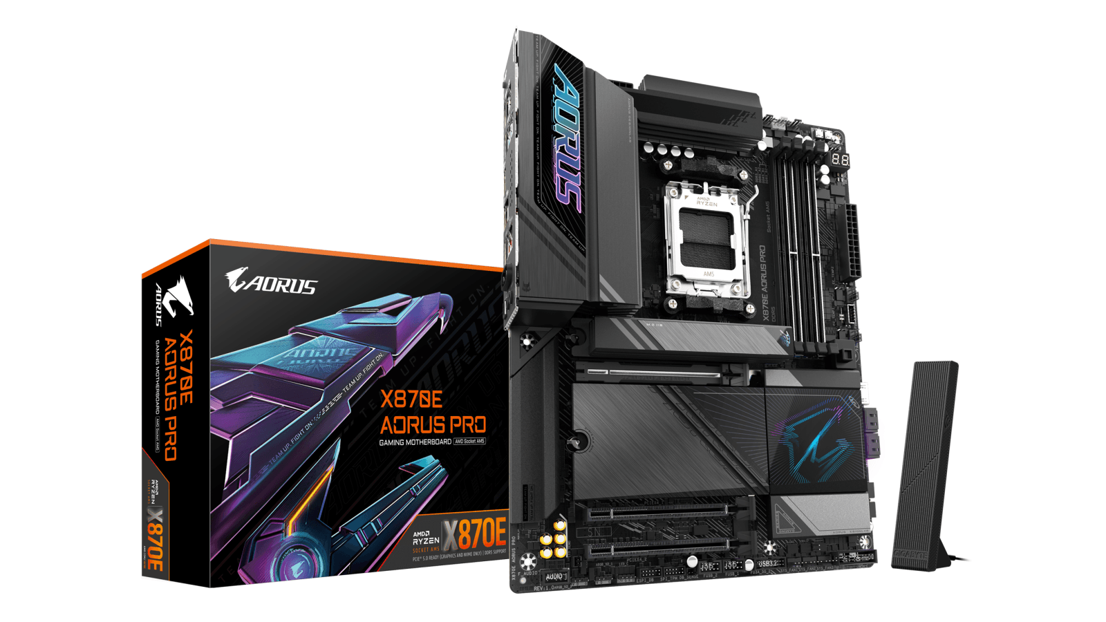 Gigabyte matična ploča X870E AORUS PRO rev. 1.0, AMD Ryzen 8000/7000 serija, AMI UEFI, AMD X870E, ATX