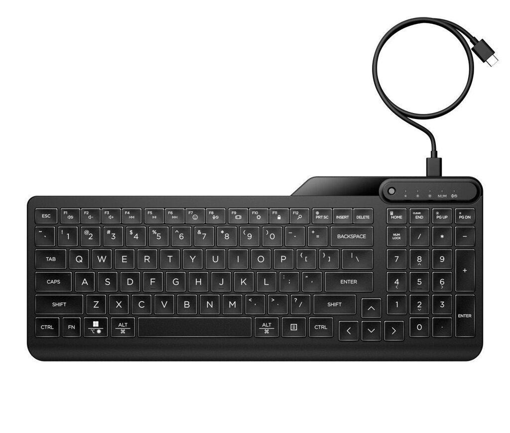 HP Tastatura 400 Backlit Wired, Crna